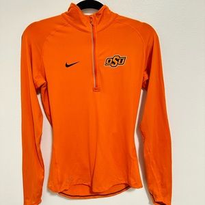 Oklahoma State Nike Dry Fit Quarterzip